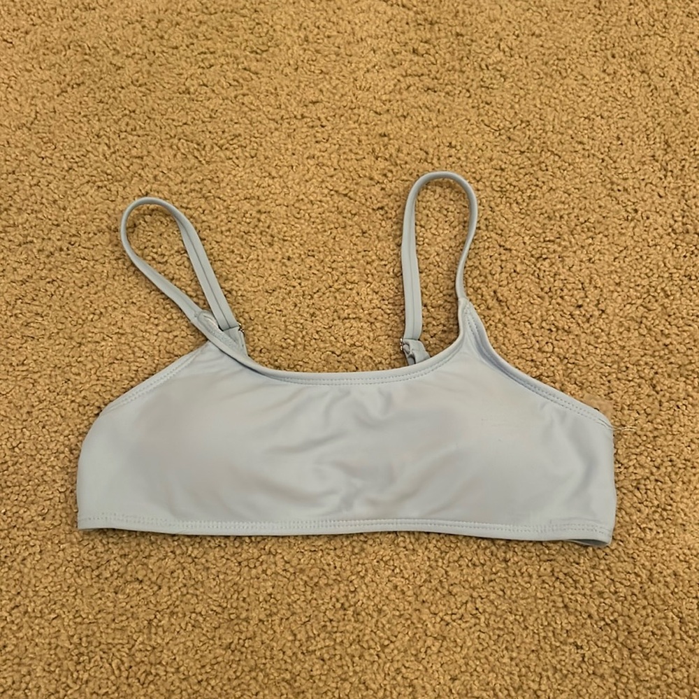 SHEIN Girl’s Blue Bathing Suit Top Size 12